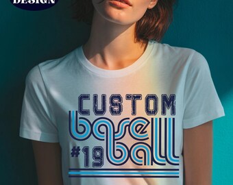 Custom Baseball DTF Transfer: Game Day Colors (Single Use)