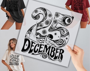 25 December Heat Press, Custom Christmas DTF