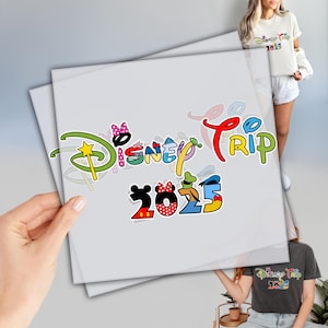 Disney Trip 2025 DTF, Ready to Press DTF Transfers, Disney Vacation Dtf, Disney Matching Dtf, Heat Press Transfer, Magic Kingdom Dtf