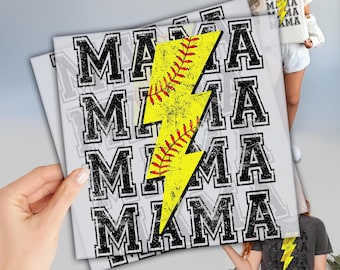 Softball Mom Ready To Press Transfer, Screenprint Transfer, Dtf Direct To Film, Sublimation Designs, Tshirt Heat Transfer
