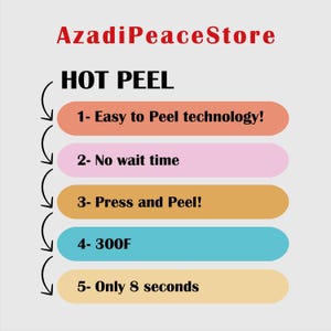 a poster with the words hot peel on it