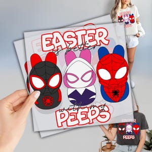 Easter Peeps Heat Transfer - Kids DTF Ready to Press