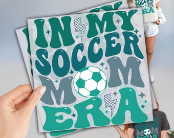 Soccer Mom DTF Transfer, Ready to Press DTF Transfers Prints, Dtf Ready to Press Sports, Iron On T-Shirt Transfers, Game Day Dtf