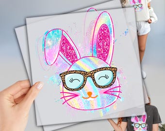 Easter Bunny Dtf, Easter Day Dtf, Ready to Press DTF Transfer, Heat Press Transfer, Direct To Film, Gift For Easter Day, Kids Easter Dtf