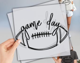 Football Game Day DTF Transfer, Iron on Transfer Football, Football Mom DTF Transfer, Direct To Film, Ready to Press, T-shirt Transfers