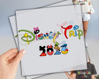 Disney Trip 2025 DTF, Ready to Press DTF Transfers, Disney Vacation Dtf, Disney Matching Dtf, Heat Press Transfer, Magic Kingdom Dtf