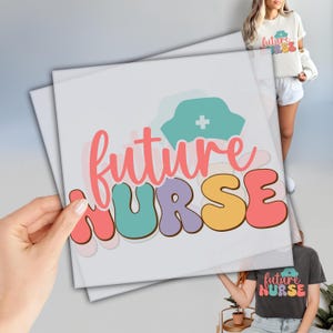 Future Nurse Dtf, Ready For Press Heat Transfers, RN Nurse DTF, Nurse Life Dtf, Direct To Film, Nurse Gift, Nurse Registered DTF