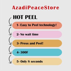 a poster with the words hot peel on it