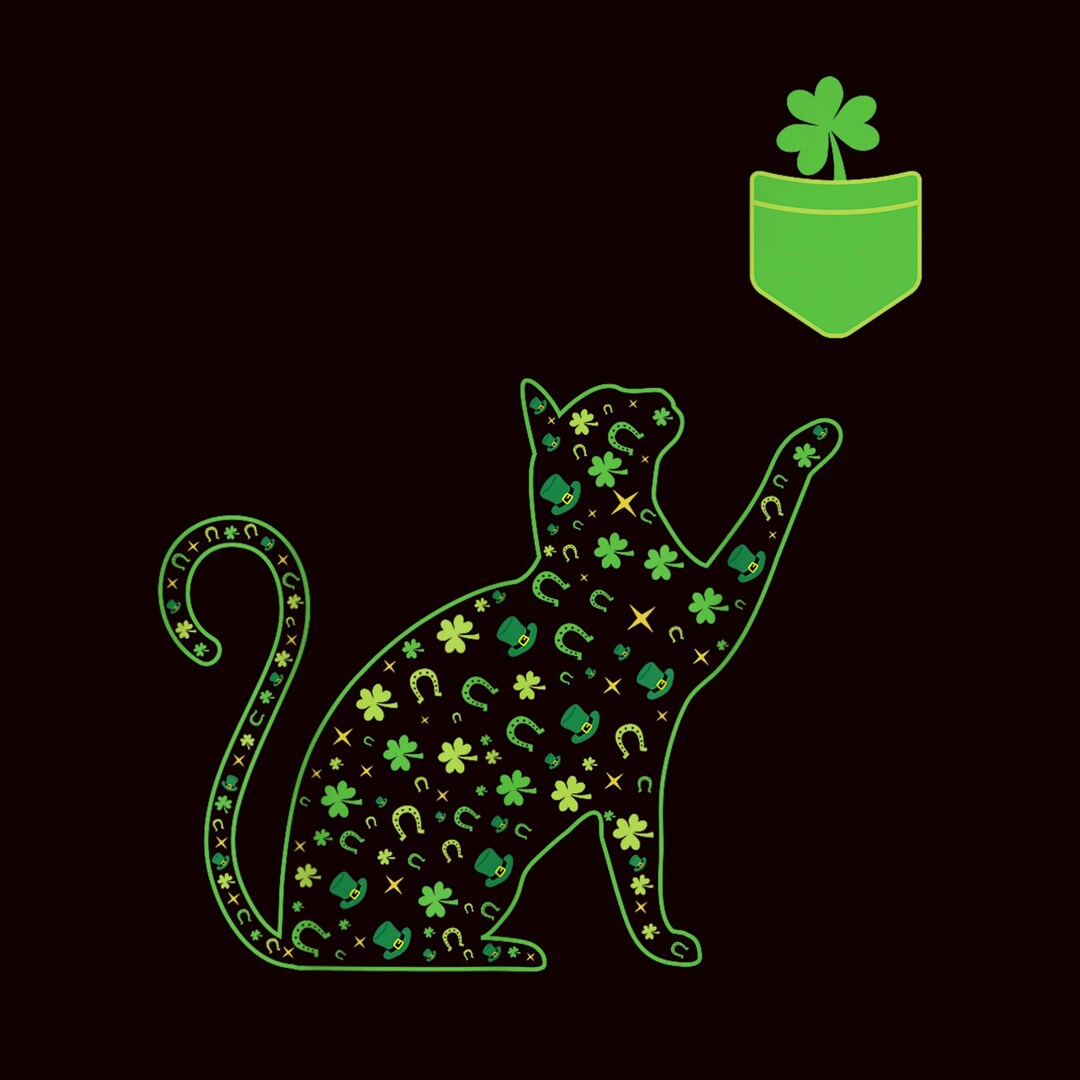 Leprechaun Mack Daddy Sunglasses Green Shamrock Cat Patrick's Day