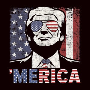 merica Trump png, Trump American Flag Design, trump svg,trump shirt, 4th of July Trump,funny trump,funny trump png trump 2025