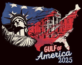 Trump America&#39;s Gulf PNG | President Trump 2025 American Design | Trump 2025,trump png,trump svg,funny trump,trump america
