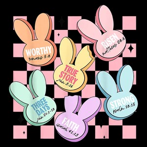 Candy Sweet Bunny Christian Easter PNG – Cute Easter Day Design for Women, Girls & Boys Christian Easter Bunny,Candy Bunny PNG,Easter png