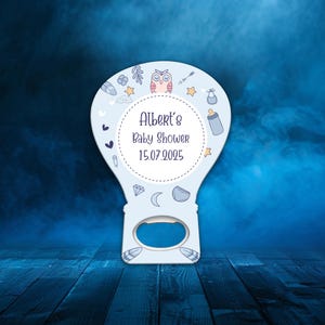 Apribottiglie Magnetico Personalizzato con Nome del Bambino, Divertente Bomboniera per Compleanno, Regalo Perfetto per Festeggiare i Piccoli