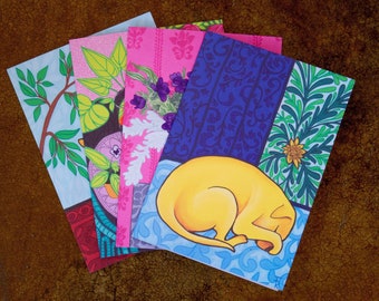 4 Pack Greeting Cards