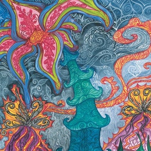Volcano Giclee Print
