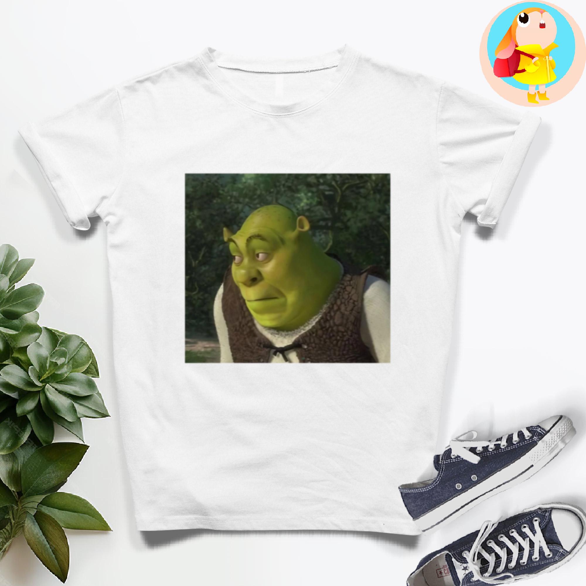 Shrek Face Meme T-shirt Funny Meme Shrek Shirt  Shrek Funny Trending Shirt, Fiona and Shrek T shirt