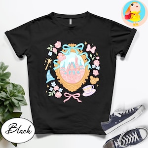 Coquette Bow Castle Shirt, Girly Girl Trip Shirt, Birthday Girl, Fantasia Baby Tee Magic Kingdom Shirt Whimsical Princess Park T-Shirt