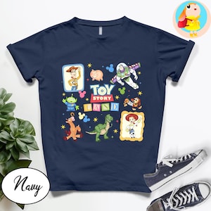 Retro Coquette  Toy Story You&#39;ve Got A Friend In Me T-shirt, Toy Story Characters shirt, Family Matching Tee,Theme Park Inspired Tee
