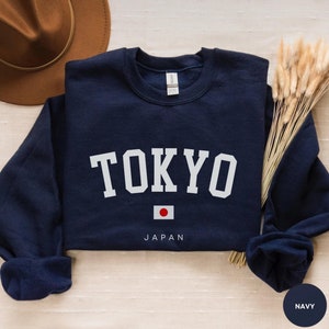 Tokyo Sweatshirt, Japan Pullover, Japan Hoodie, Tokyo Jumper, Japan Crewneck, Vacation Gift, Travel Souvenir, Japan Gift, Japan Travel Gift