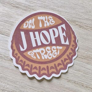 J Hope On The Street-sticker flesdop