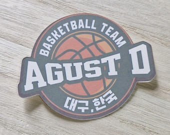 Agust D Basketball sticker
