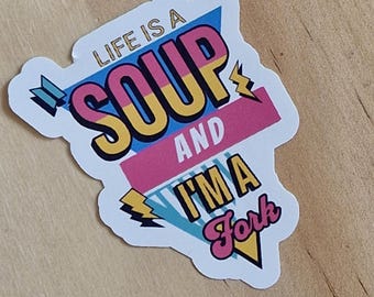 BTS RM Life Soup Fork  sticker