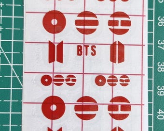 BTS Arirang Vinyl Nail Decals