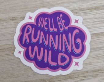 BTS Jin Running Wild Sticker