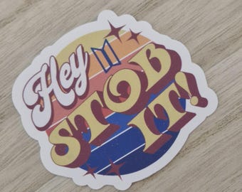 BTS Hey Stob It! sticker