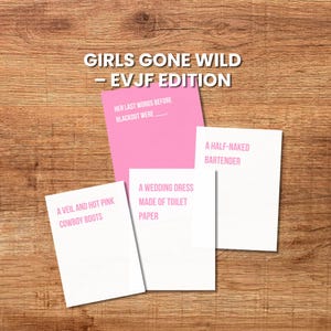 Bachelorettes Against Humanity Printable Game – Funny Bachelorette Party Card Game – Instant Download Dirty Bridal Shower Game