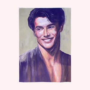 Ritratto di Rhysand n. 2 | Fan Art di ACOTAR | Dipinto della Corte dell'Alto Signore della Notte | Arte di Velaris | Casa del Vento