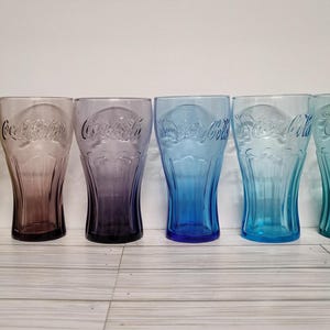 Vintage Coke Glasses - Etsy