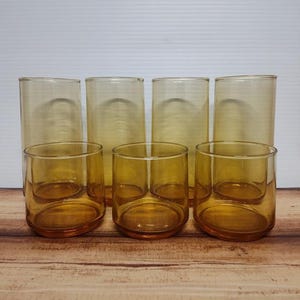 5 liter amber glass tumblers Amber Glass Tumblers  Lys Set of 6