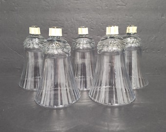 Vintage HOMCO Home Interiors Renaissance Peg Votive Candle Holders Clear Crystal, Sold Individually
