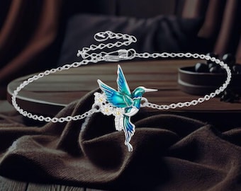 Kolibriearmband 925 sterlingzilveren vogelarmband Kolibrie Sieraden Cadeaus voor vrouwen