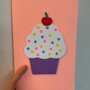 Carte cupcake