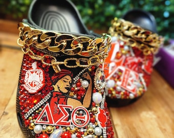 Delta Sorority Crocs