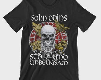 Son of Odin's Pride Unyielding Viking T-Shirt Vikings Thor Norseman XS-8XL #F20
