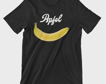 Apple/Banana Joke Fun Shirt T-Shirt Funny Print Fun Saying #G4