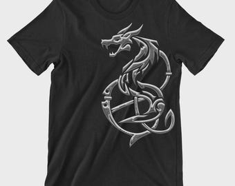Viking Dragon GOT Thrones Dragon Shirt T-shirt Vikings Medieval #A20