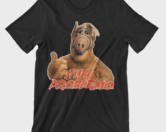 ALF Null Problemo 80s Series Melmac Ufo Cult Gift Fun T-Shirt XS-5XL #F24
