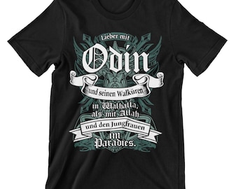Mieux avec Odin… T-shirt Viking Valhalla Vikings Berserker Valhalla #C26
