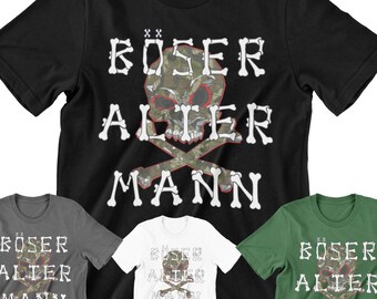 Viejo malo, papá, abuelo, regalo del Día del Padre, camiseta con estampado de motociclista, camisa para hombre #B1