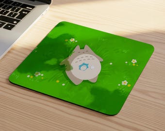 Japanese Anime Mouse Pad | 9" x 8" ,Gift, Office, Mouse Pad, Chill, Greenery Scenery