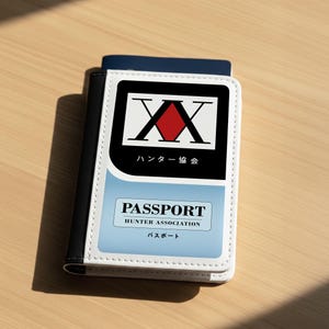 Hunter License Passport Cover | Personalized Passport Holder, Gift for Travelers, Custom Leather Passport Wallet Travel IDs