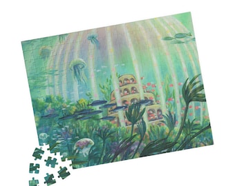 Sea Jigsaw Puzzle (110, 252, 520 Piece) Painting Japanese Anime Gift