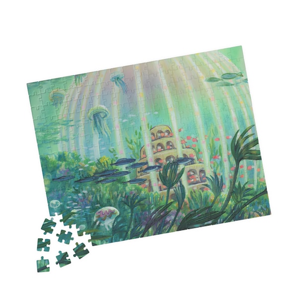 Quebra-cabeça do mar (110, 252, 520 peças) Pintura Anime Japonês Presente