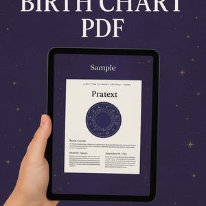 Leitura de Mapa Astral Personalizada em PDF | Relatório Astrológico Preciso | Mapa Natal | Horóscopo Sol Lua Ascendente