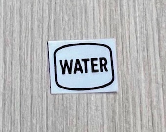 Kühlschrank Wasser Spender - Wasser Knopf Ersatz Aufkleber - Vinyl Aufkleber