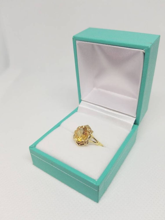 November Birthstone Citrene Dressed in 14kt Yellow